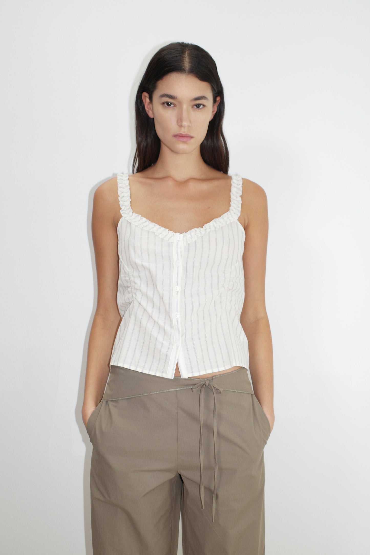Belted Pant - Clay