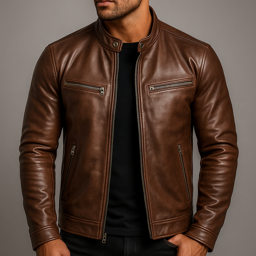 Barger Vintage Leather Jacket X2