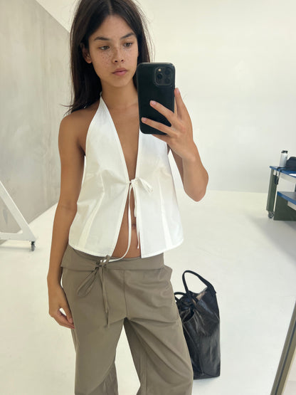 Belted Pant - Clay