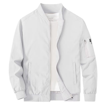 Men's Bomber Jacket Lightweight Windproof Casual Jacket
