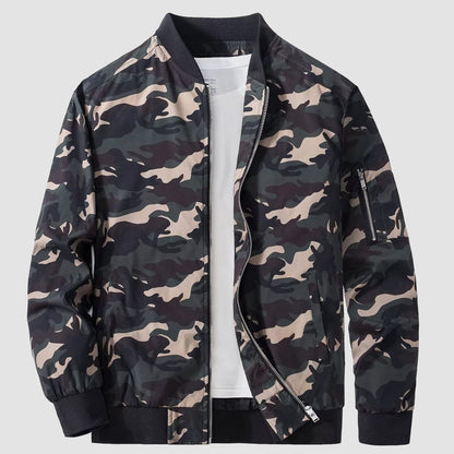 Men's Bomber Jacket Lightweight Windproof Casual Jacket