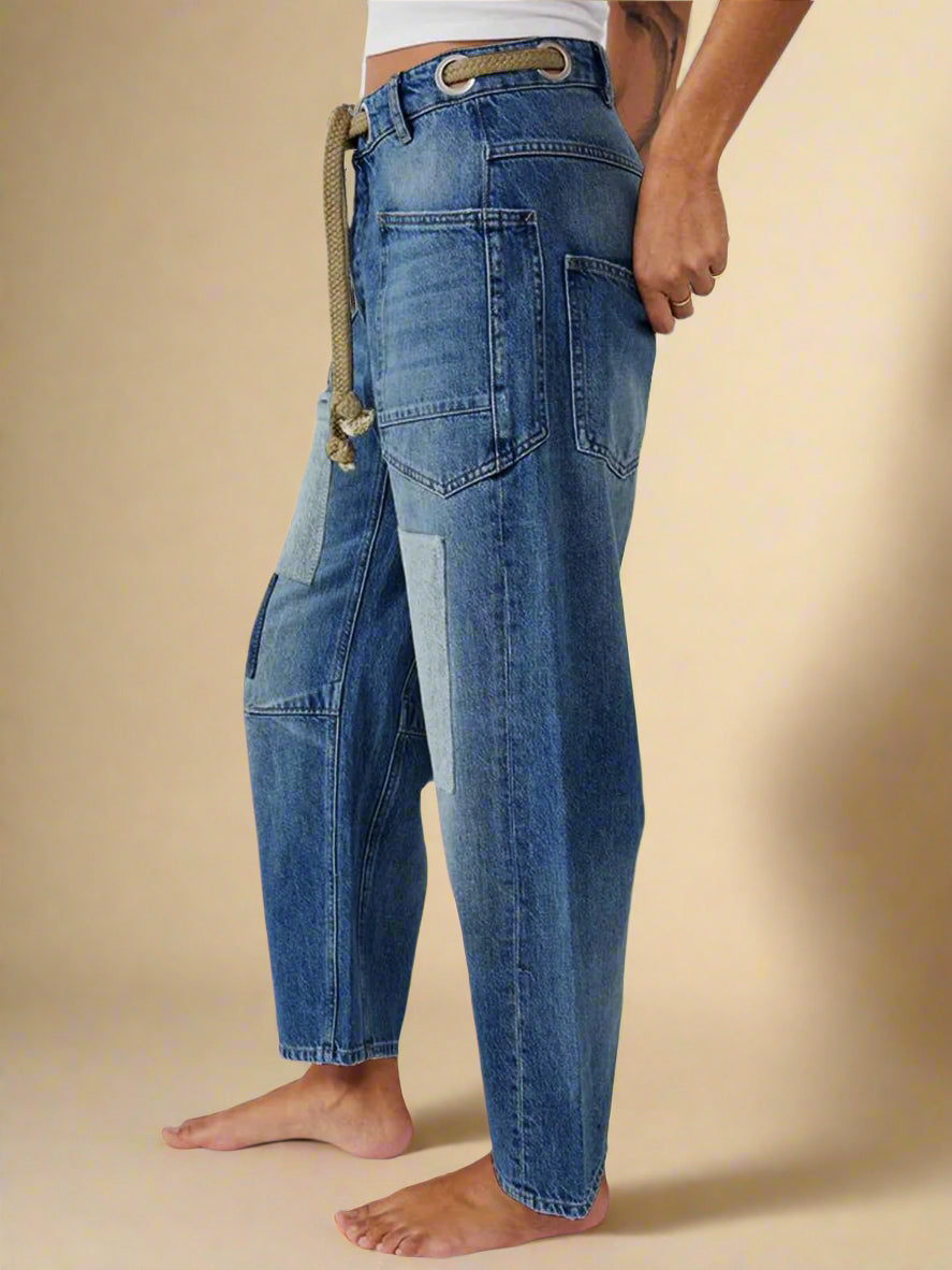 ALBA FIORELLA ARTISAN-INSPIRED PANTS