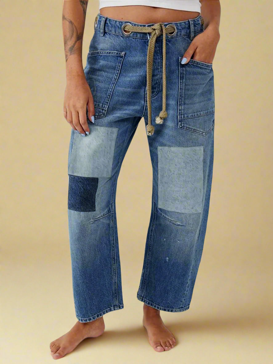 ALBA FIORELLA ARTISAN-INSPIRED PANTS