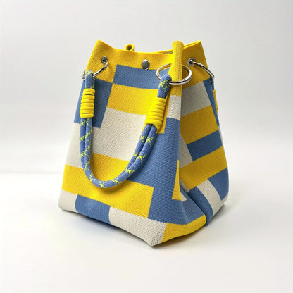 Ashby Colour-Block Tote Bag
