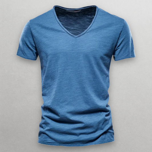 Shinari V-neck Cotton T-Shirt