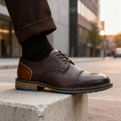 Whitfield Cap-Toe Derbies
