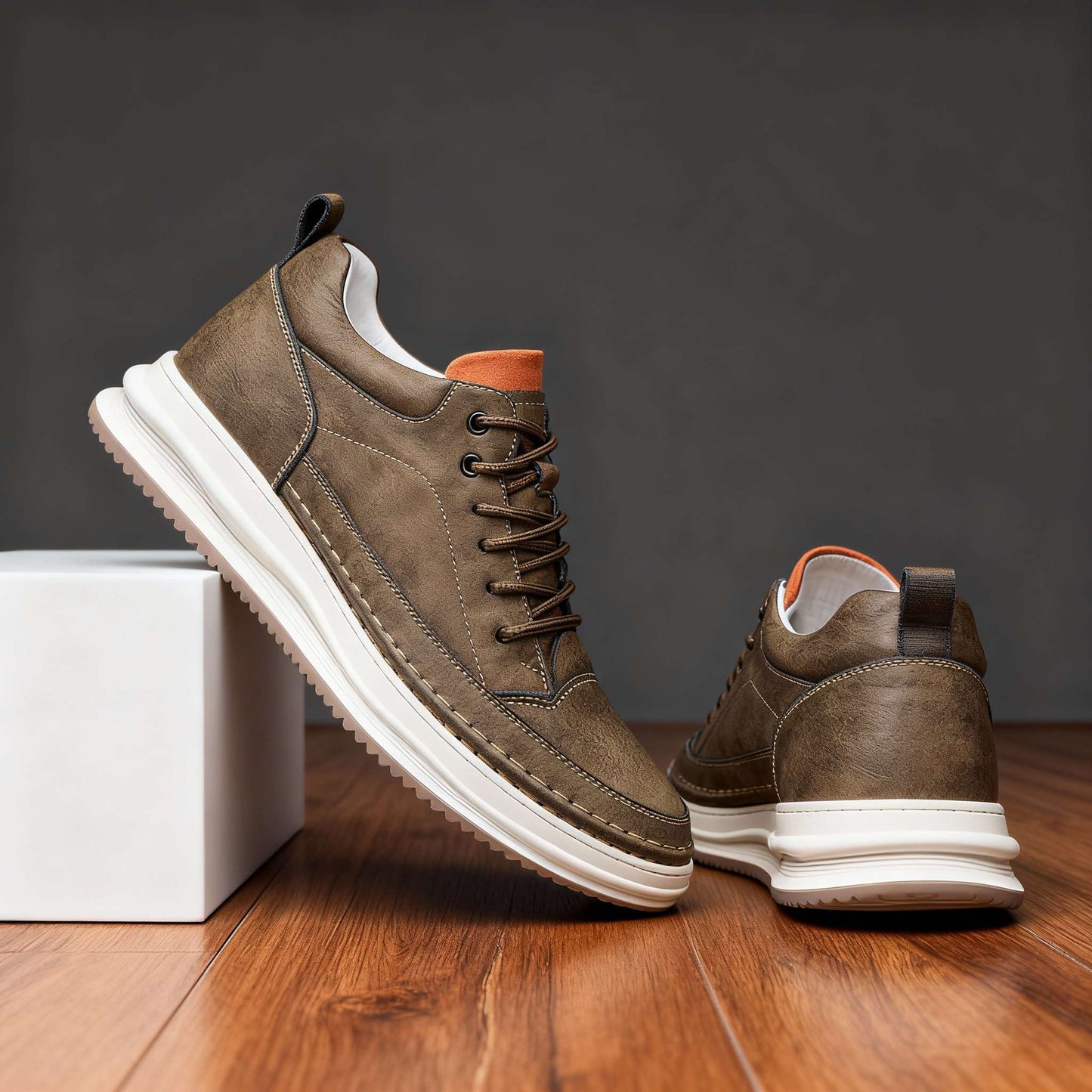 Dawson Leather Trainer