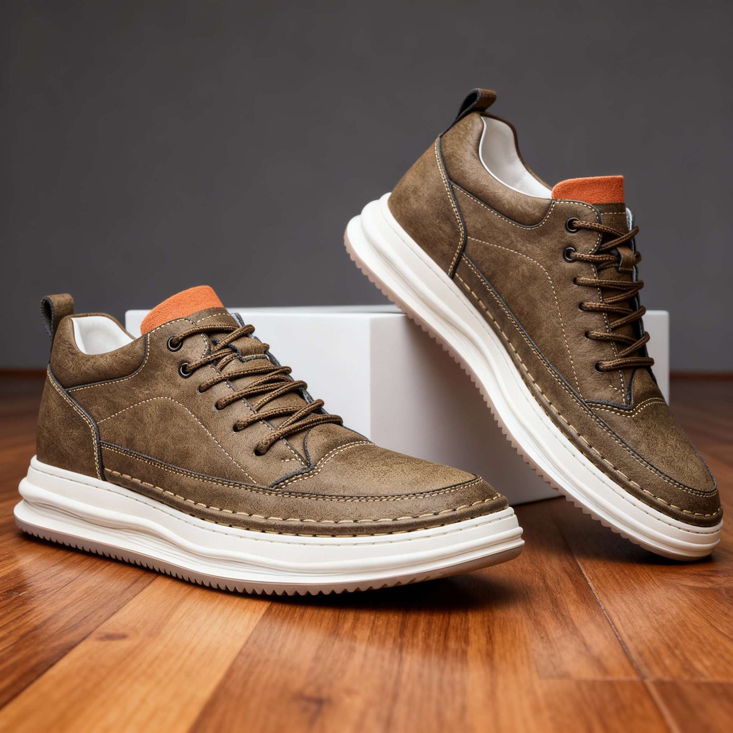 Dawson Leather Trainer