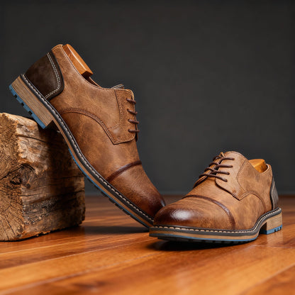 Whitfield Cap-Toe Derbies