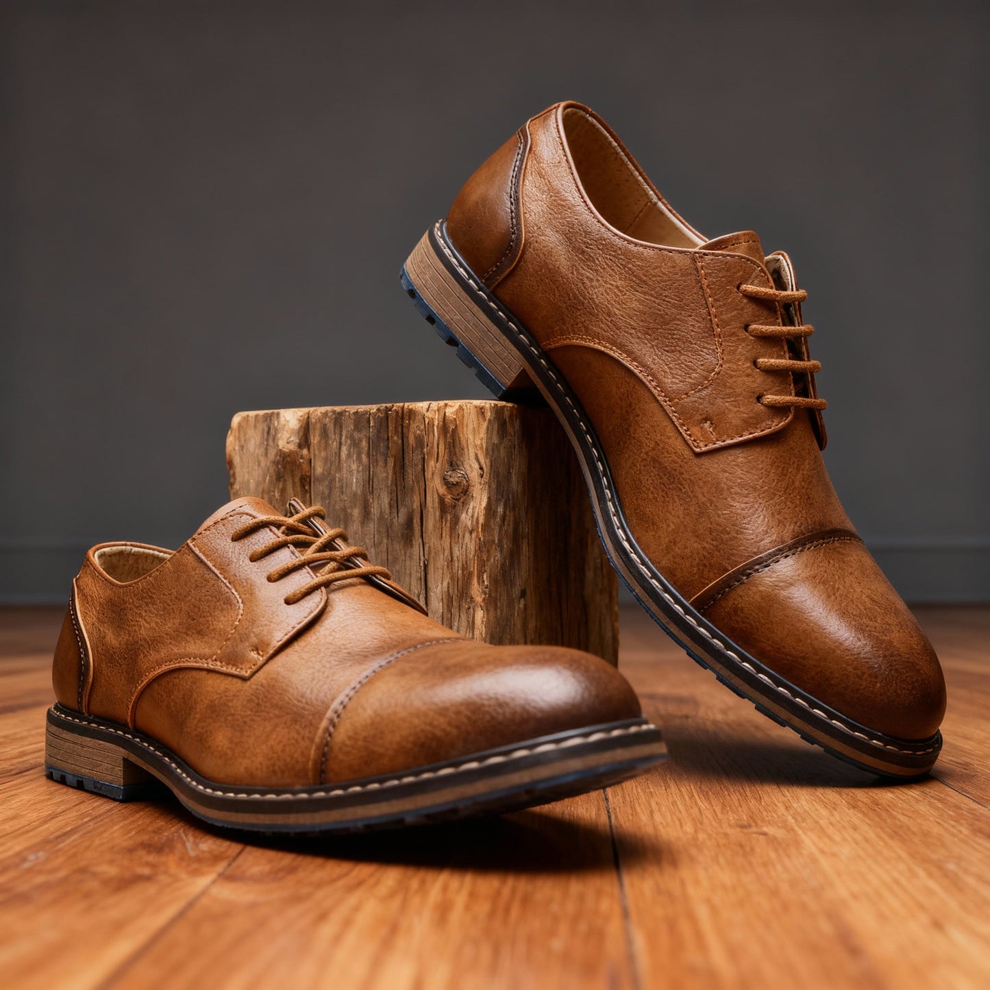 Whitfield Cap-Toe Derbies