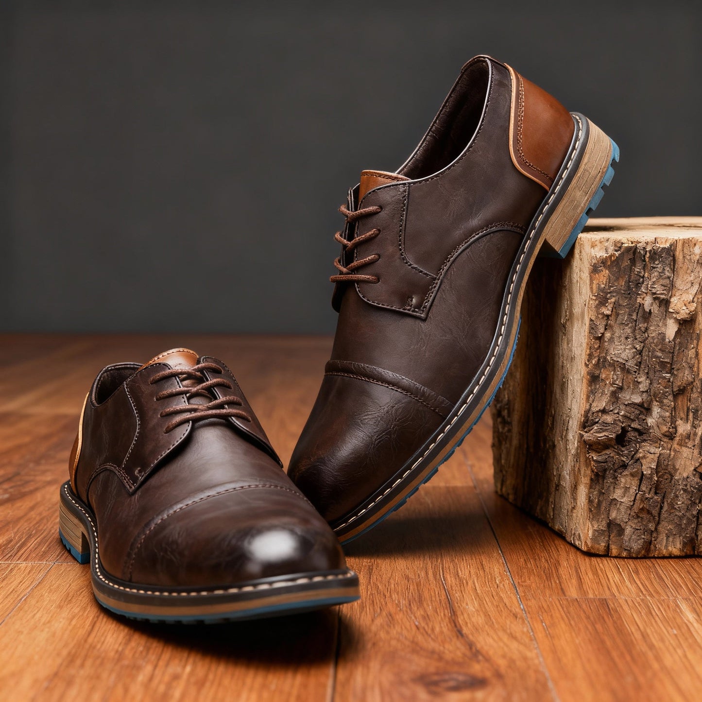 Whitfield Cap-Toe Derbies
