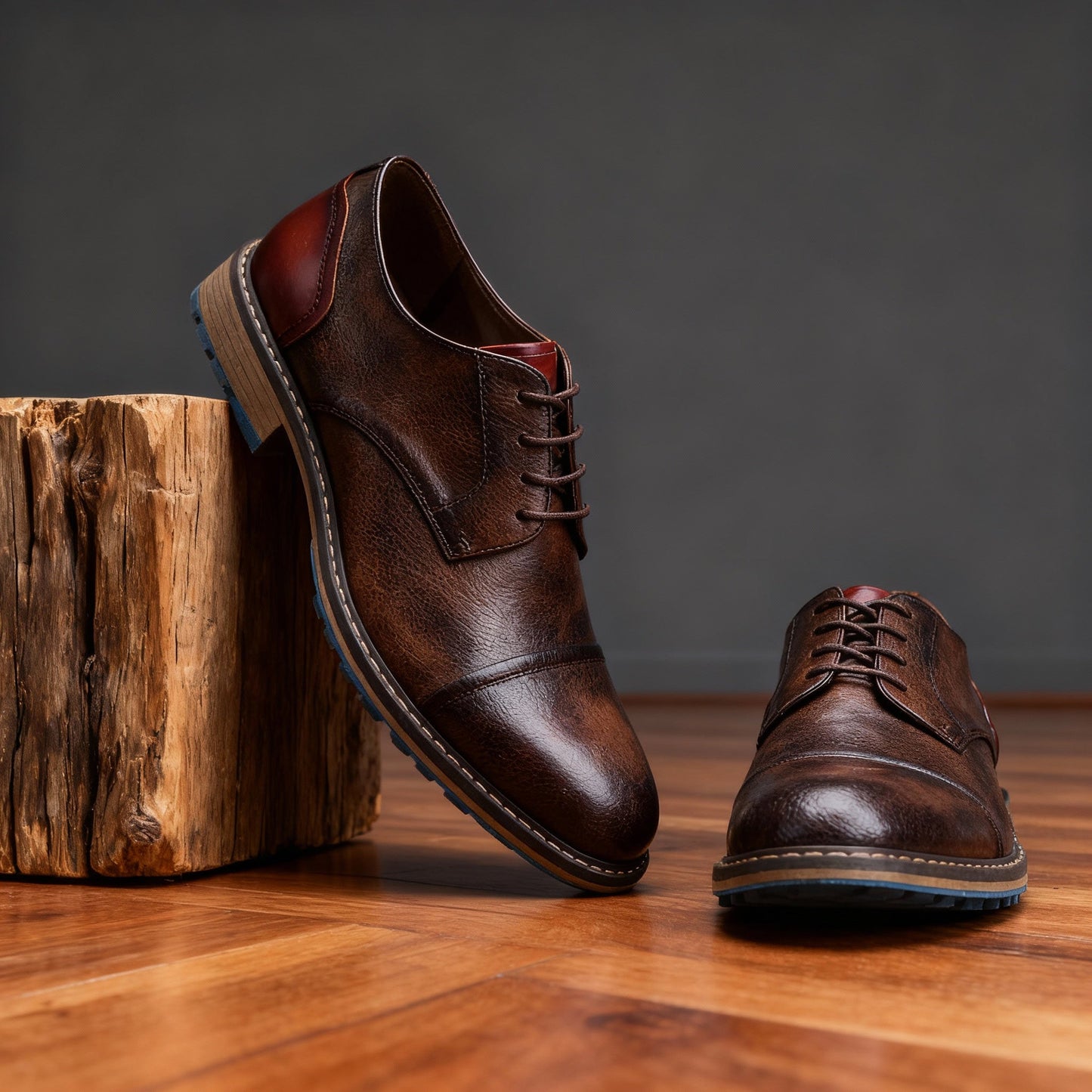 Whitfield Cap-Toe Derbies