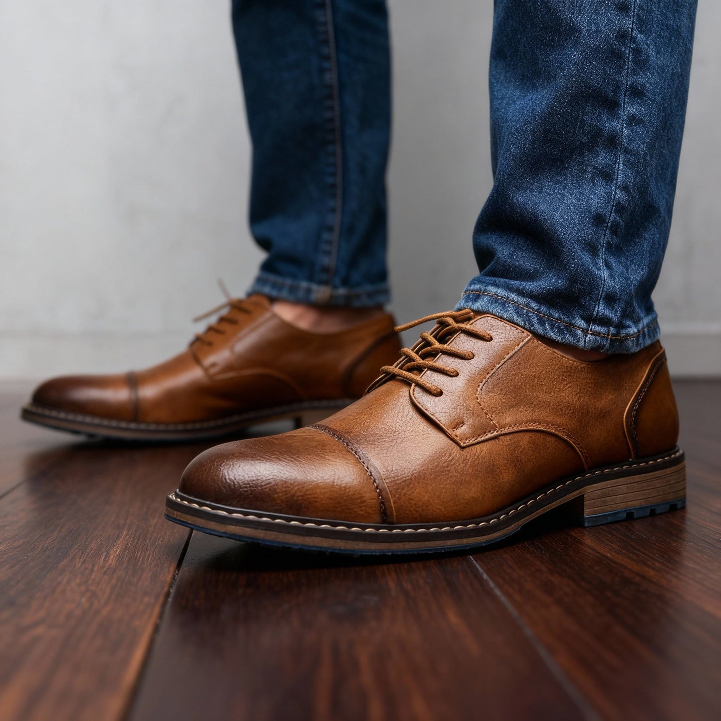 Whitfield Cap-Toe Derbies