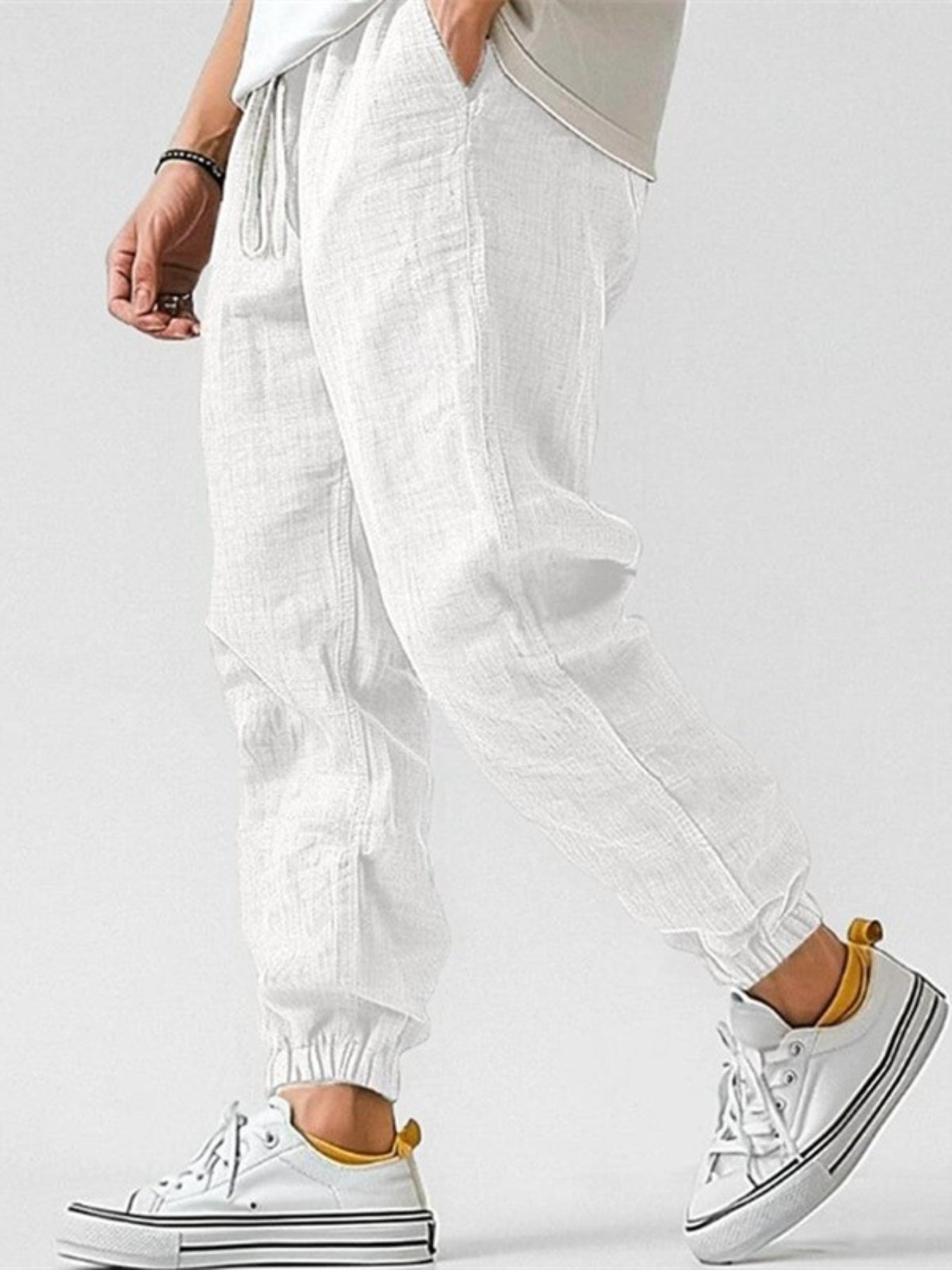 Nomad Linen Joggers – Lightweight, Breathable Comfort for Everyday Wear