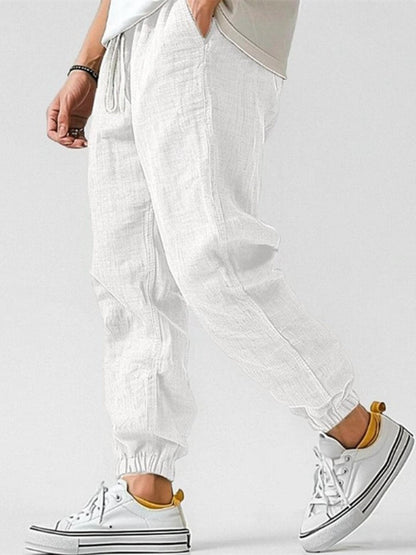 Nomad Linen Joggers – Lightweight, Breathable Comfort for Everyday Wear