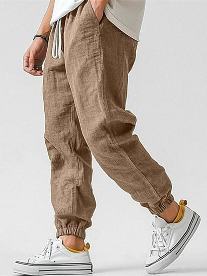 Nomad Linen Joggers – Lightweight, Breathable Comfort for Everyday Wear