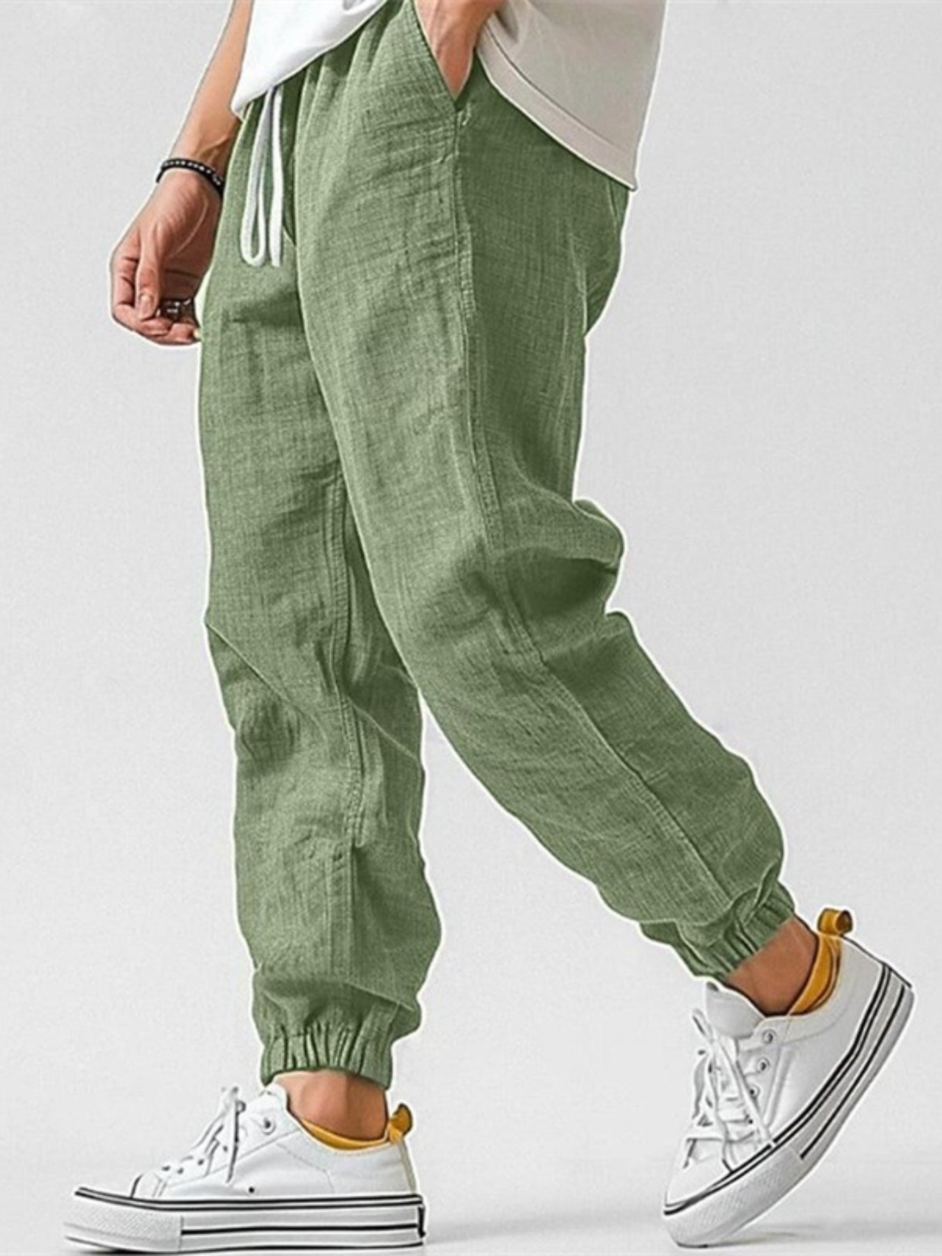 Nomad Linen Joggers – Lightweight, Breathable Comfort for Everyday Wear