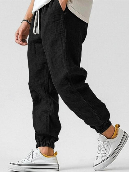 Nomad Linen Joggers – Lightweight, Breathable Comfort for Everyday Wear