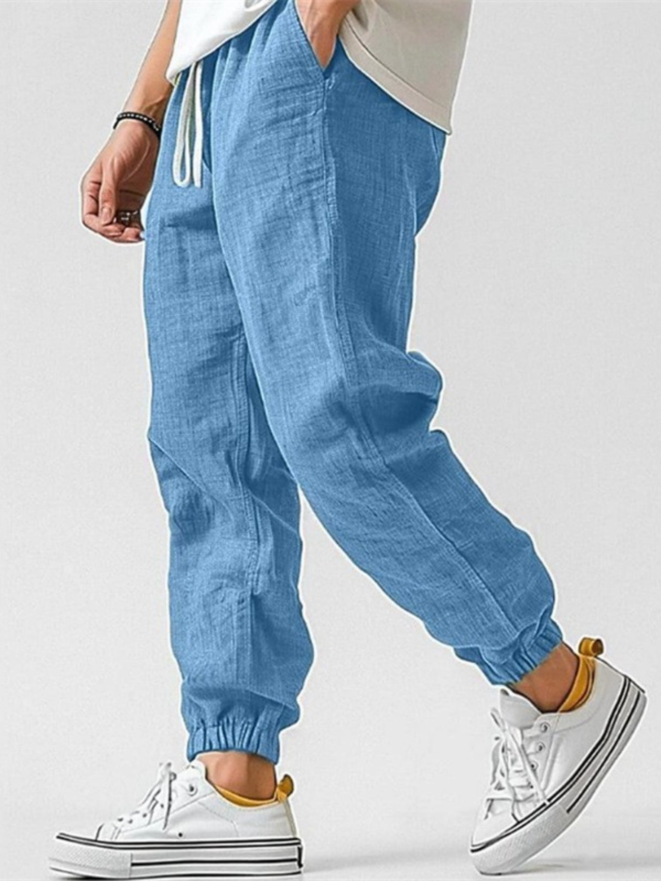 Nomad Linen Joggers – Lightweight, Breathable Comfort for Everyday Wear