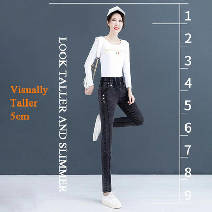 Fleece-Lined Skinny Jeans