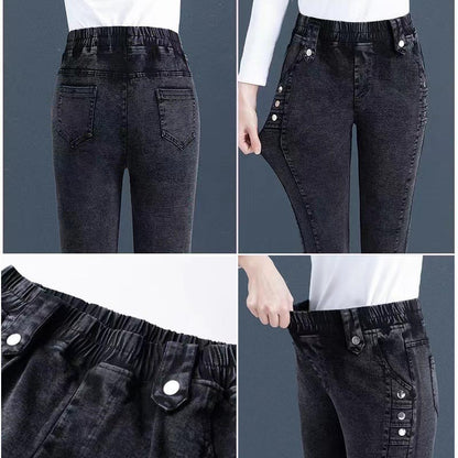 Fleece-Lined Skinny Jeans
